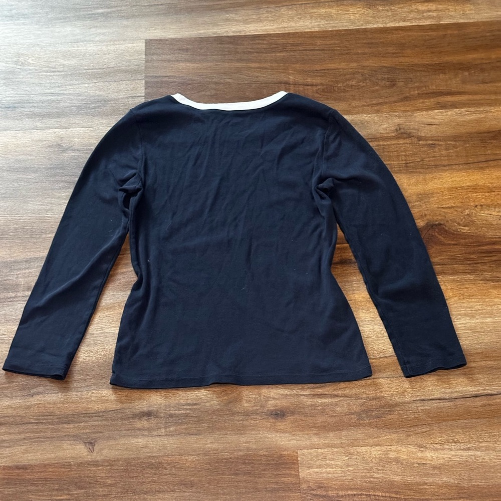 VINTAGE Tommy Hilfiger Navy Tee - Picture 4 of 4